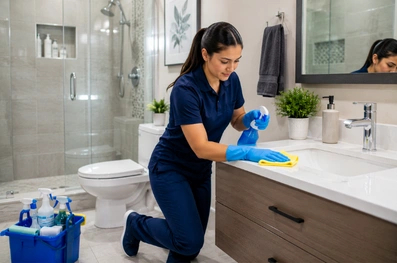Apartment Bathroom Cleaning