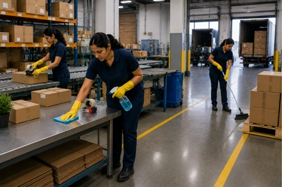 Packaging and Dispatch Area Cleaning