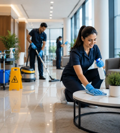 Office cleaning services for businesses in the Eastern Province. 