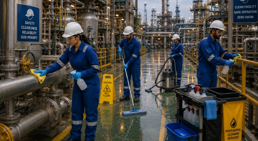 Oil & Gas Facility Cleaning Services