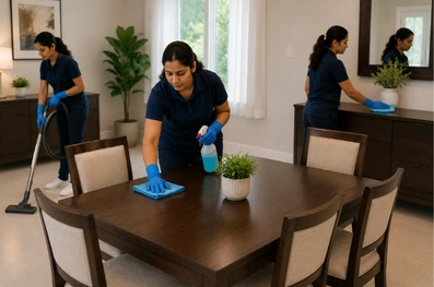 Dining Area Cleaning