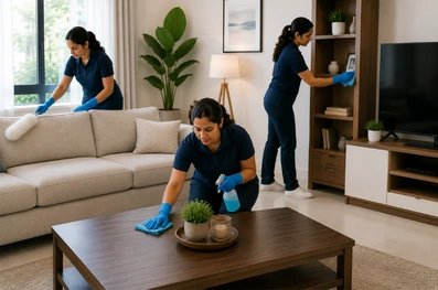 Living Room Cleaning