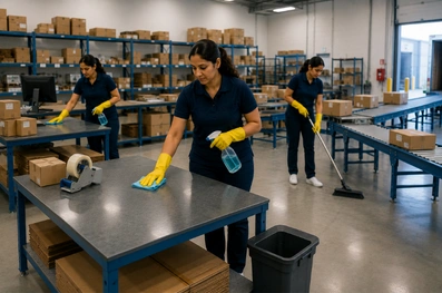 Packing and Dispatch Area Cleaning
